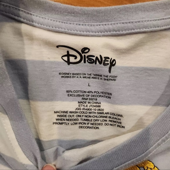 Disney Winnie The Pooh & Friends T-Shirt, Womens Cropped - Picture 5 of 6